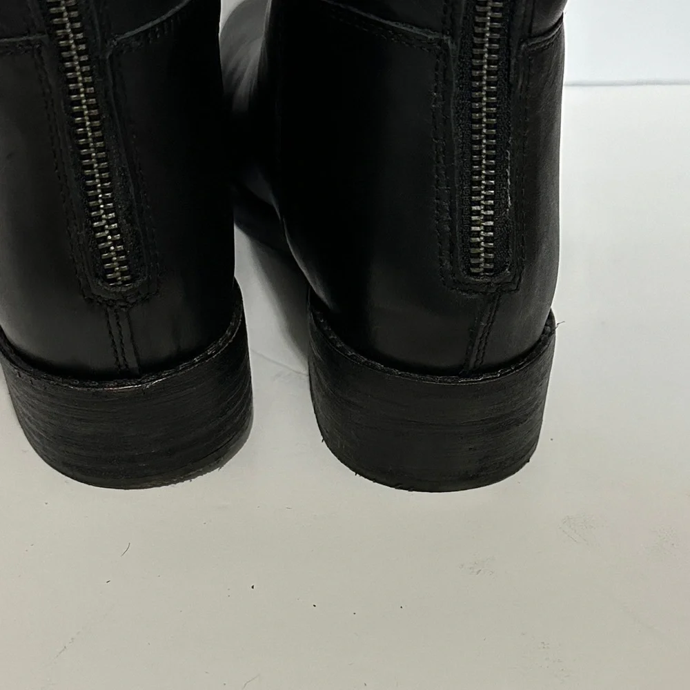 Free People™ Women's 7 M (EU 38) Everly Equestrian Boot in Faded Black NWOT